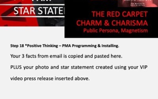 vip report, making of stars and heroes, step 18