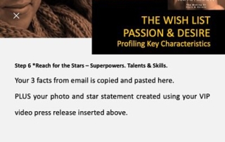 profiling character, step 6